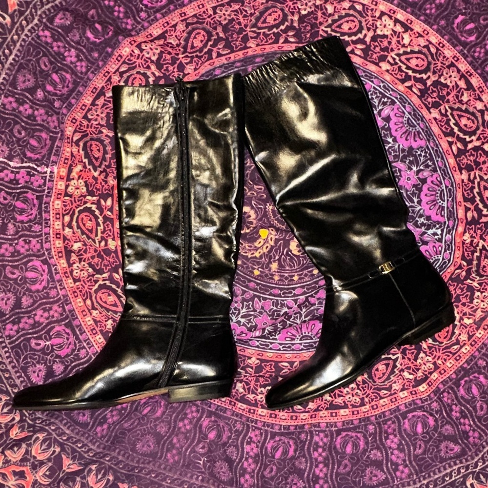 Salvatore Ferragamo Black Leather Boots